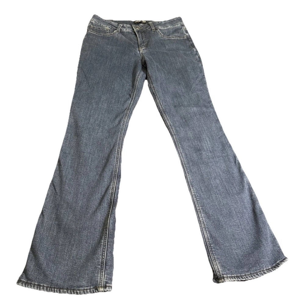 Riders by Lee Women's Mid Rise Bootcut Jeans Size 8M Dark Wash Lined